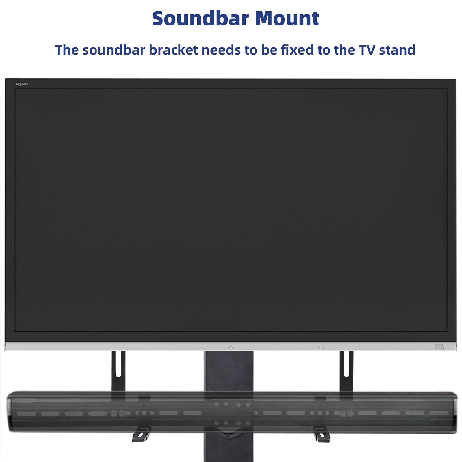 Universal Adjustable TV Soundbar Bracket