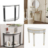 1/2 Tier Strong Slate Crescent Console Table