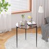 Simple Style Heat-resistant Glass Couch Side End Coffee Table