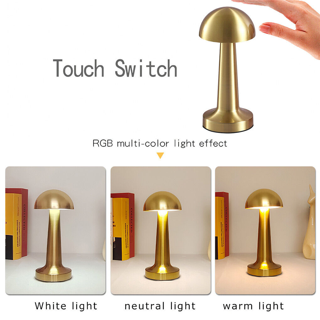 Retro Gold LED Desk Lamp