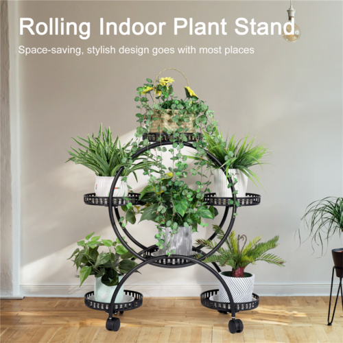 Metal Plant Stand Rack 4Tier Indoor Flower Pot Stand
