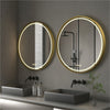 Thicker HD Tempered Glass Led Round Vanity Mirror