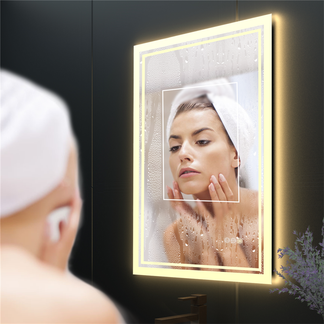 LUVOD 600x800MM LED Bathroom Vanity Mirror