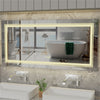 Jumbo LED Bathroom Mirror Horizontal /Vertical Wall-Mount Vanity Mirror