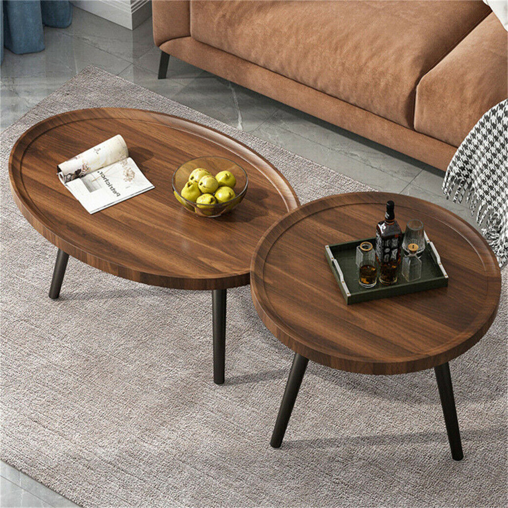 Nesting Coffee Tables Nightstand Modern Furniture Sets