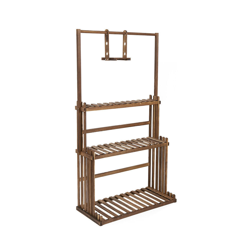 Hanging Plant Stand Multiple Flower Potted Rack Planter -