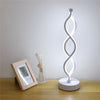 Spiral Table Lamp Dimmable Curved Wave Desk Light