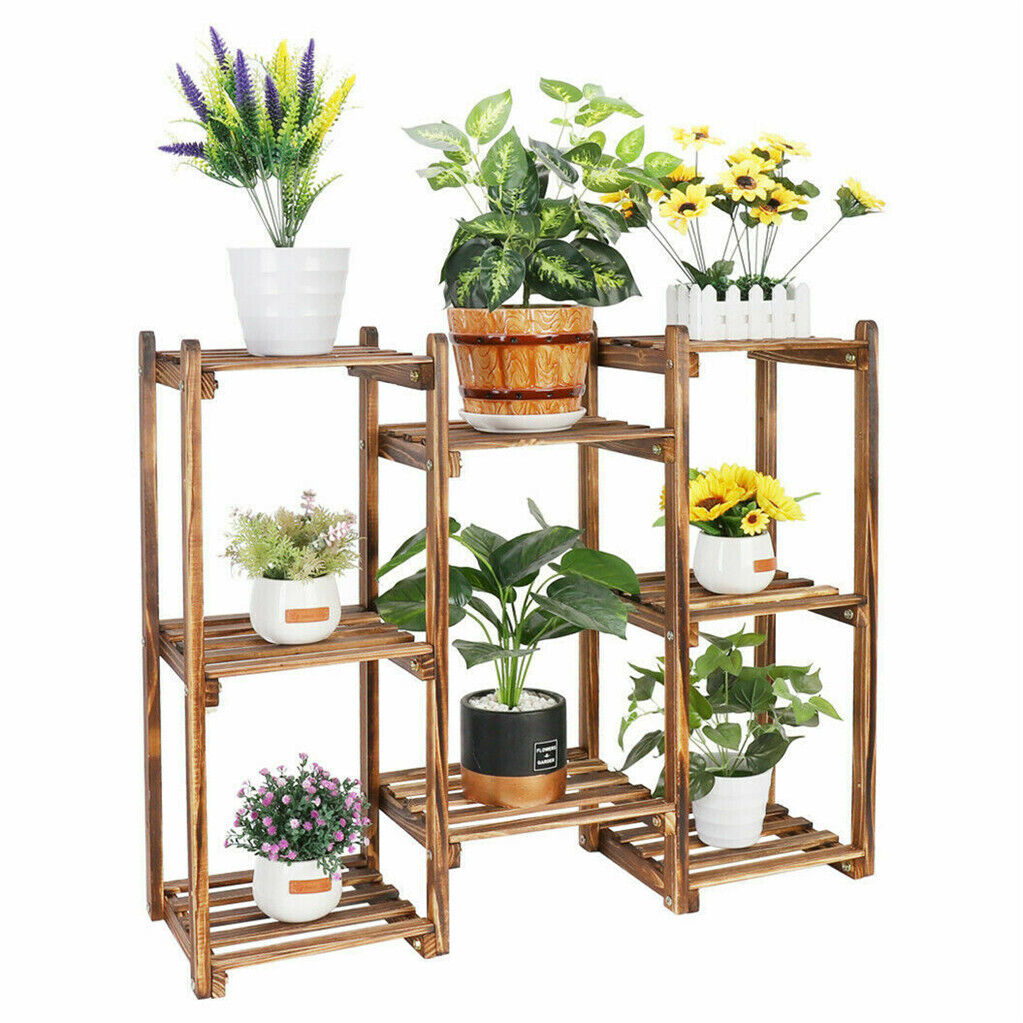 Rural Multi-tier Plant Pot Stand-