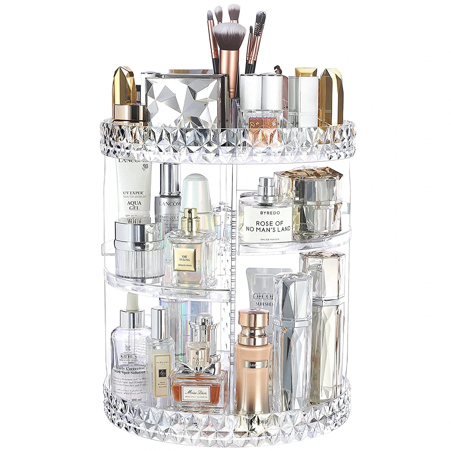 X-Large 360° Rotating Makeup Cosmetic Holder