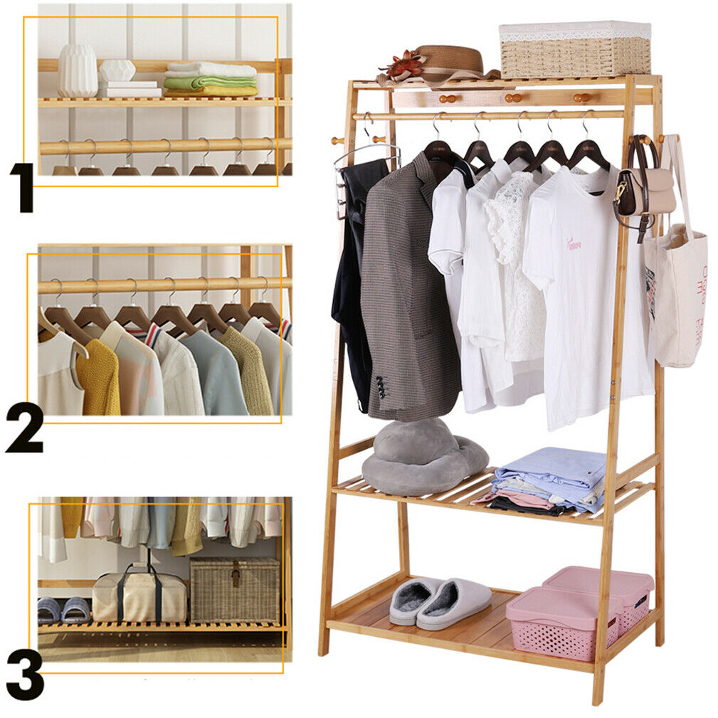 Clothes Rack, Coat Garment, Shoes Storage Shelves
