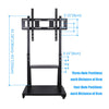 Rolling/Mobile TV Cart TV Trolley 32-100