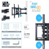 Articulating TV Wall Mount Corner Bracket Home Holder Rack Hanger