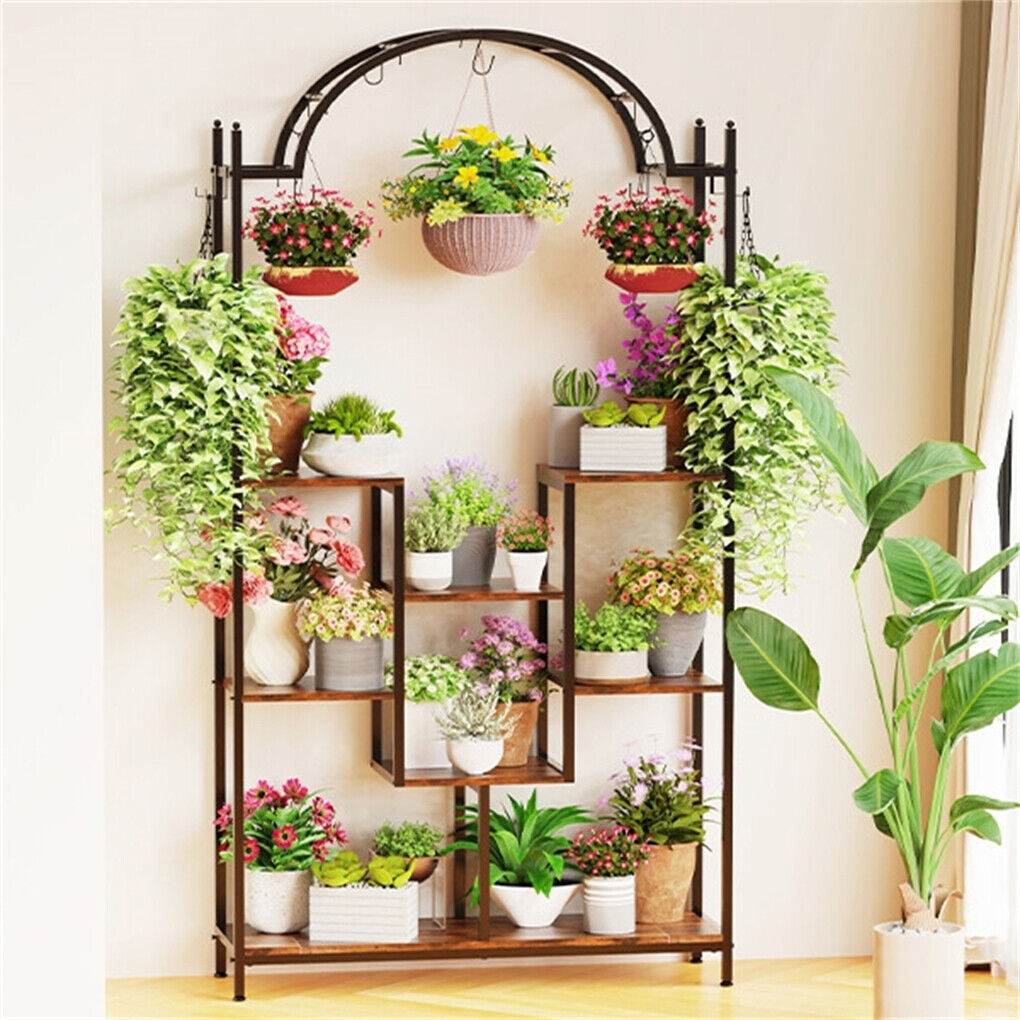 Arch shape Super Large 20 Pots Plant Flower Stand