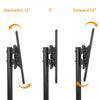 Portable TV Stand w/ Shelf 32-72
