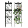 2X Large Tall Metal Garden Trellis Fence Climbing Plant Trellises Privacy Frame