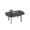 Round Extendable Kitchen Table Sintered Stone