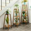 2/3/4 Tier Indoor Plant Stand Bamboo Planter Pot Organizer