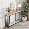 Slate Narrow Long Console Table Skinny