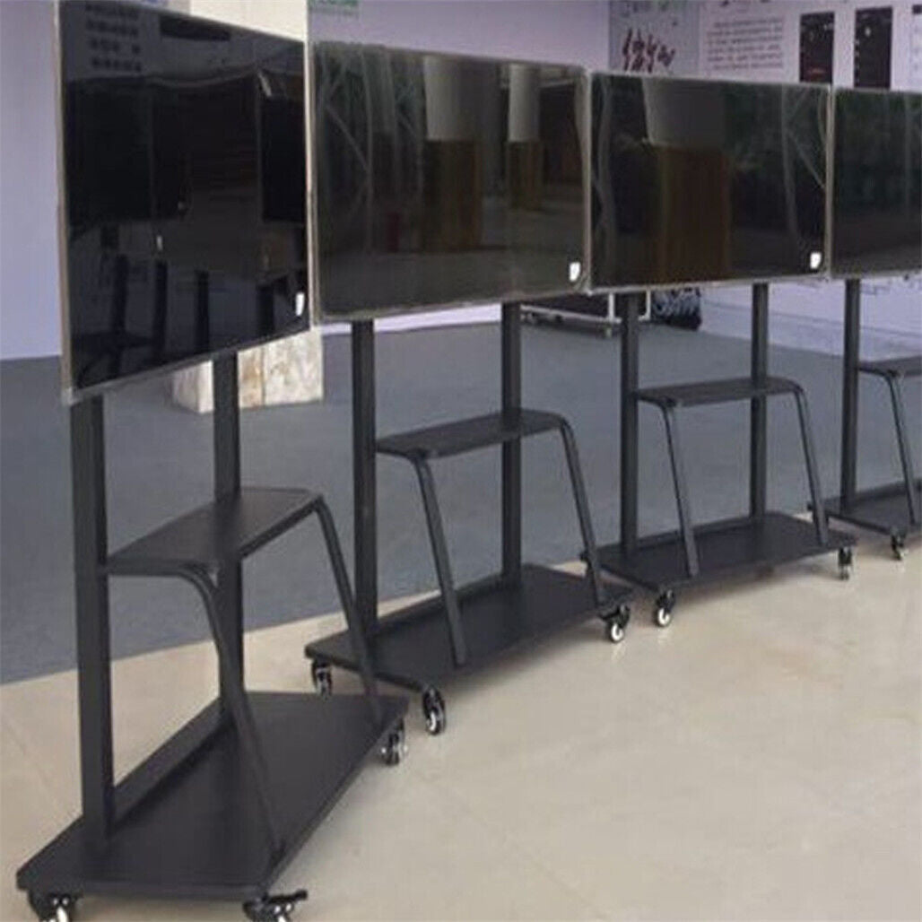 Rolling/Mobile TV Cart TV Trolley 32-100" Large  TV Stand Shelf