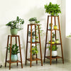 2/3/4 Tier Indoor Plant Stand Bamboo Planter Pot Organizer