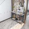 Slate Narrow Long Console Table Skinny