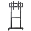 Mobile TV Stand Trolley Cart on Wheels Exhibition Trolley for 32-80”TVs 2 Layers