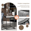 High-end Mirrored Side Table