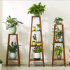 2/3/4 Tier Indoor Plant Stand Bamboo Planter Pot Organizer
