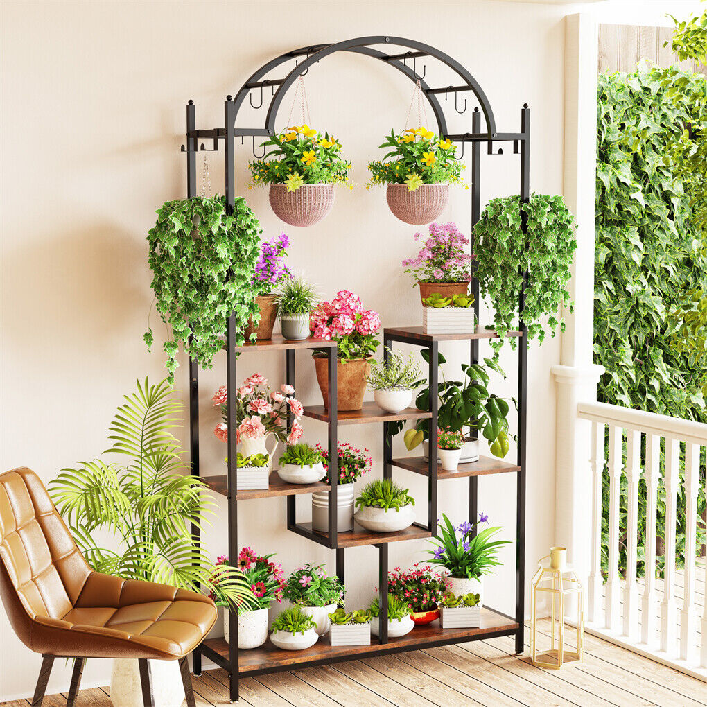 Arch shape Super Large 20 Pots Plant Flower Stand