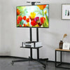 Portable TV Stand w/ Shelf 32-72