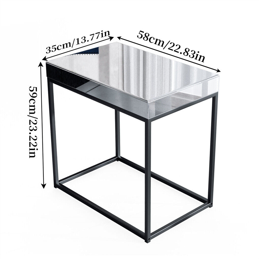 High-end Mirrored Side Table