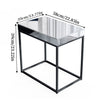 High-end Mirrored Side Table