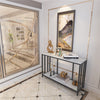 Slate Narrow Long Console Table Skinny