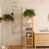 4 Tier Extra Tall Bamboo Bathroom Storage Cabinet