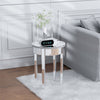 Luxury Mirrored Side Table Silver
