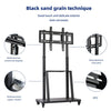 Mobile TV Stand Trolley Cart on Wheels Exhibition Trolley for 32-80”TVs 2 Layers