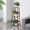2/3/4 Tier Indoor Plant Stand Bamboo Planter Pot Organizer