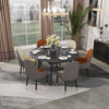 Round Extendable Kitchen Table Sintered Stone