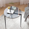 Set of 2 Minimalist Round Nesting Coffee Table