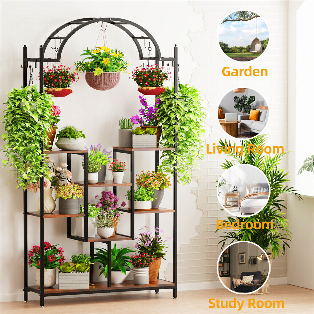 Arch shape Super Large 20 Pots Plant Flower Stand