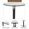 1/2 Tier Strong Slate Crescent Console Table