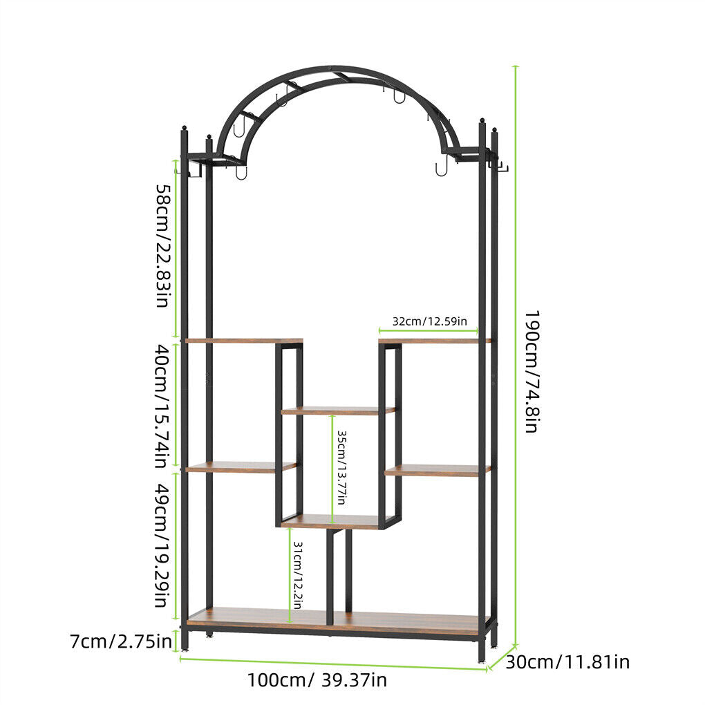 Arch shape Super Large 20 Pots Plant Flower Stand