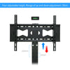 Floor TV Stand Swivel Mount Bracket Shelf Height Adjustable