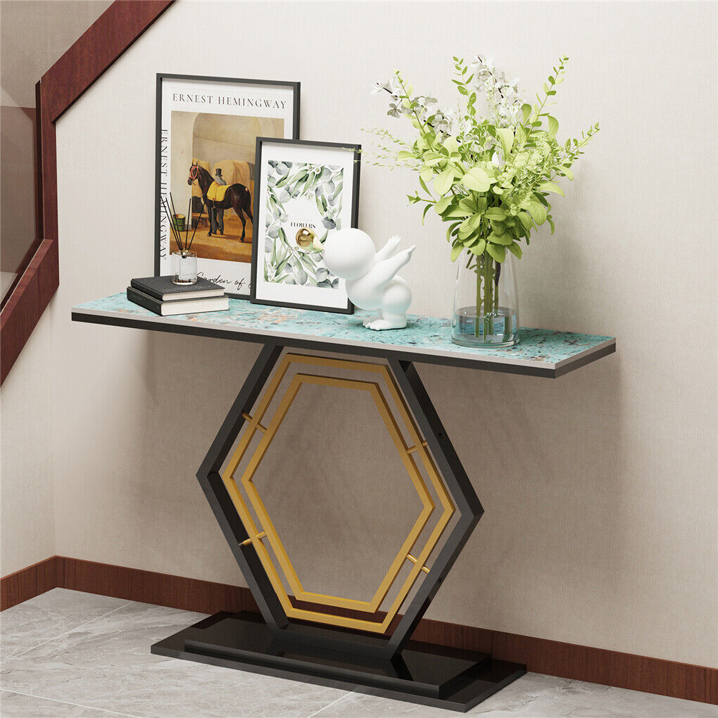Modern Luxury Marble Entry Table Hall Display