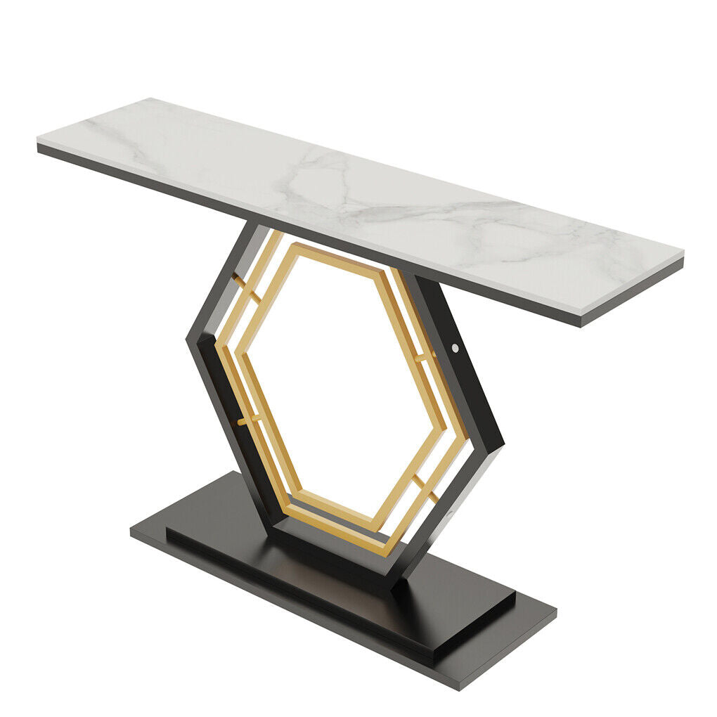 Modern Luxury Marble Entry Table Hall Display