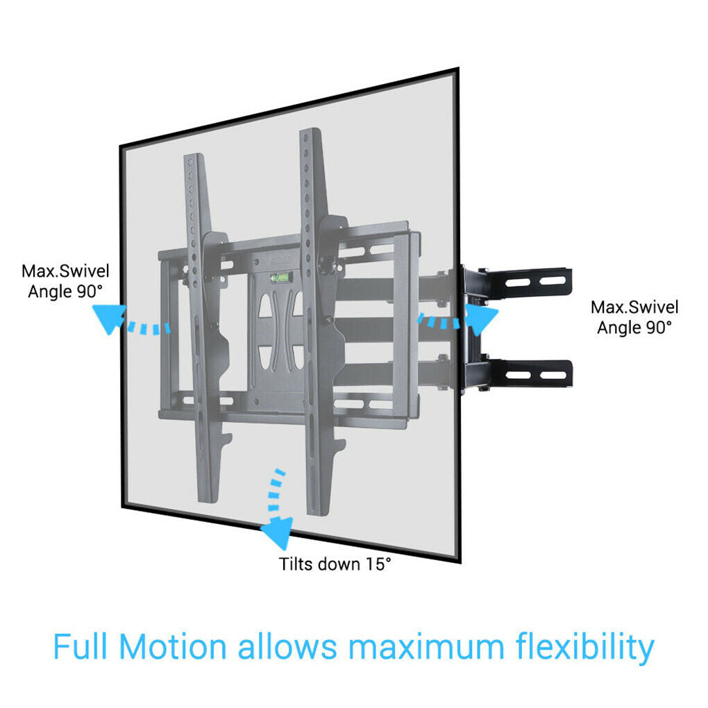 Articulating TV Wall Mount Corner Bracket Home Holder Rack Hanger