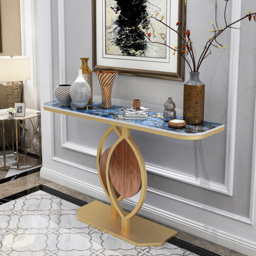 Luxurious Marble Console Entryway Table