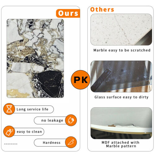 Luxurious Marble Console Entryway Table