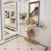 Luxurious Marble Console Entryway Table
