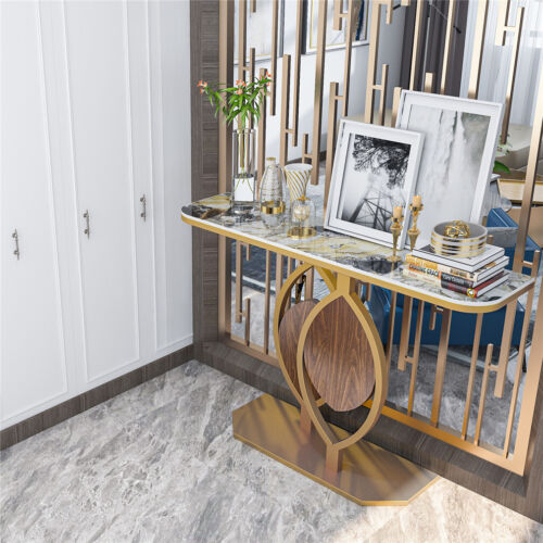 Luxurious Marble Console Entryway Table